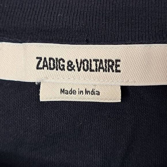Zadig & Voltaire Tommy Skull T-Shirt size Medium/Large - Picture 7 of 9